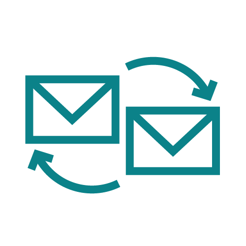 Mail exchange icon